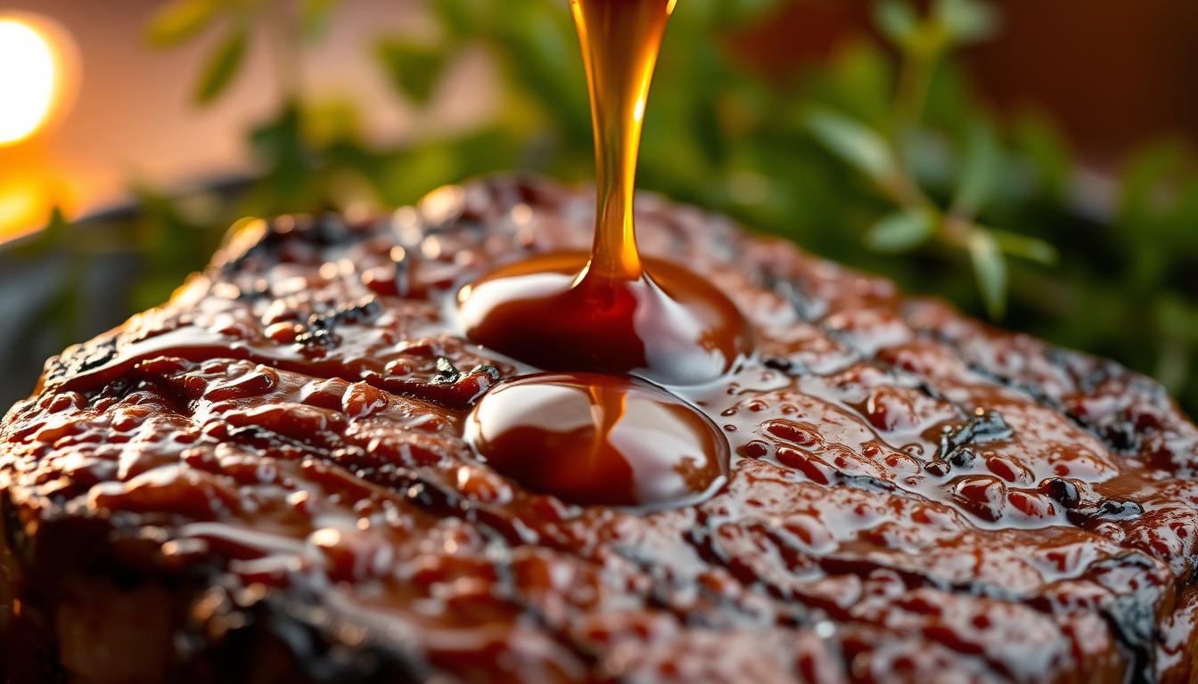 Sticky Honey Garlic Steak