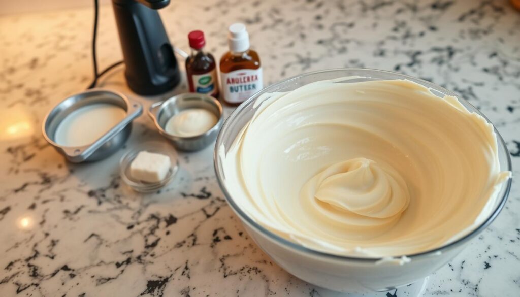 Cream Cheese Frosting Preparation