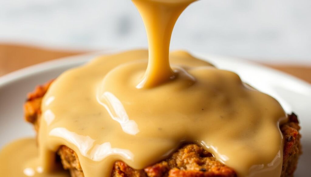 Creamy Dijon Gravy for Chicken Cordon Bleu Meatloaf
