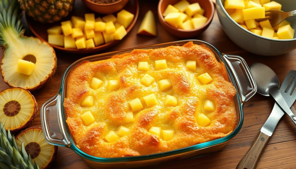 Easy Pineapple Casserole Step by Step