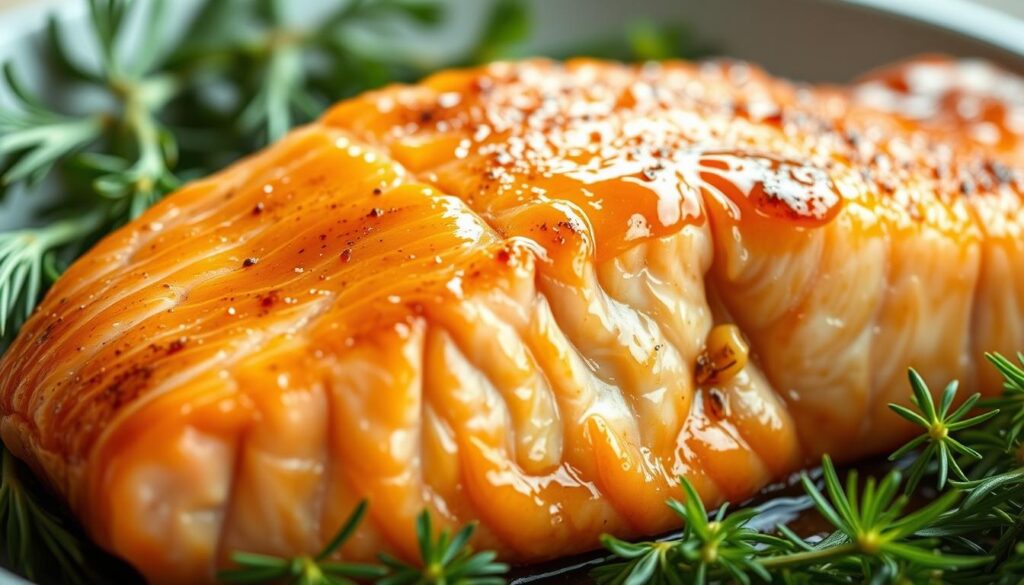 Honey Glazed Coho Salmon