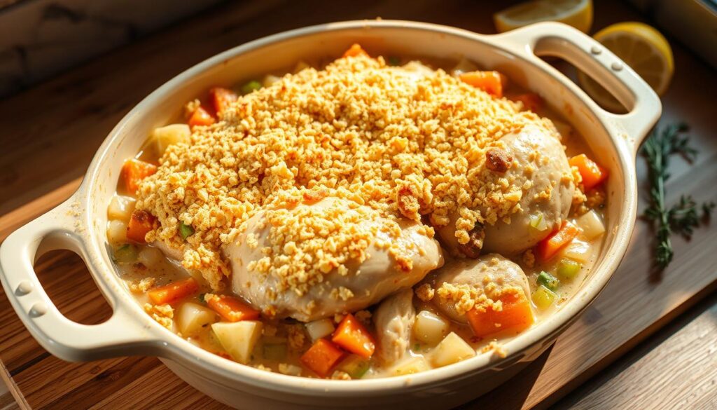 Million Dollar Chicken Casserole Preparation