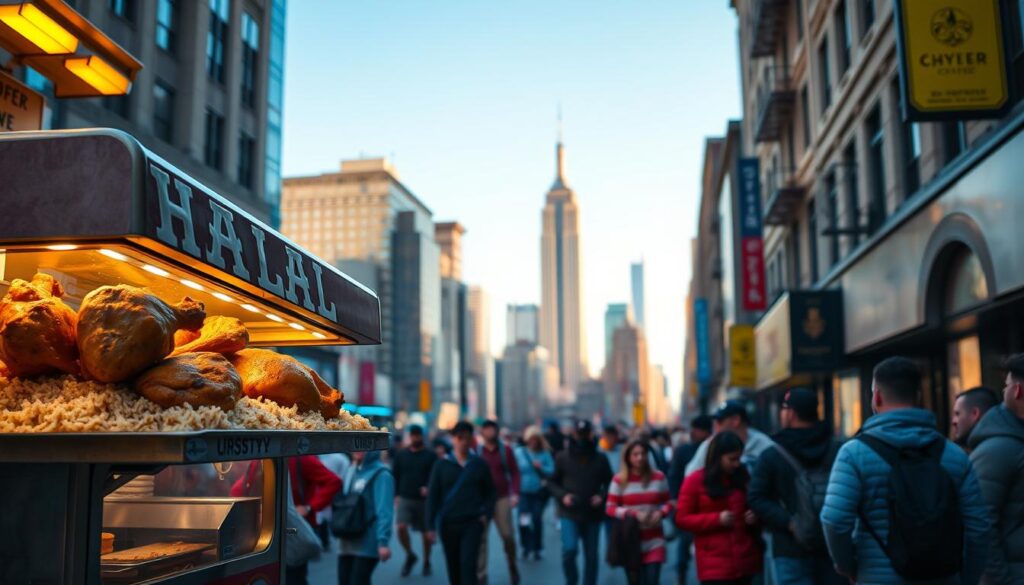 NYC Halal Cart Chicken Rice Platter