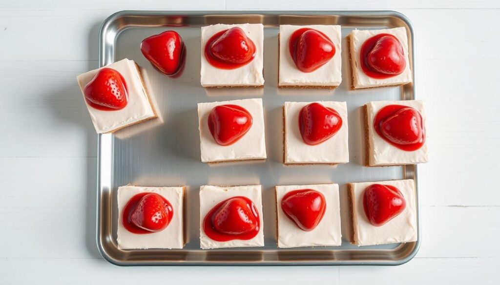 Strawberry Cheesecake Squares Storage