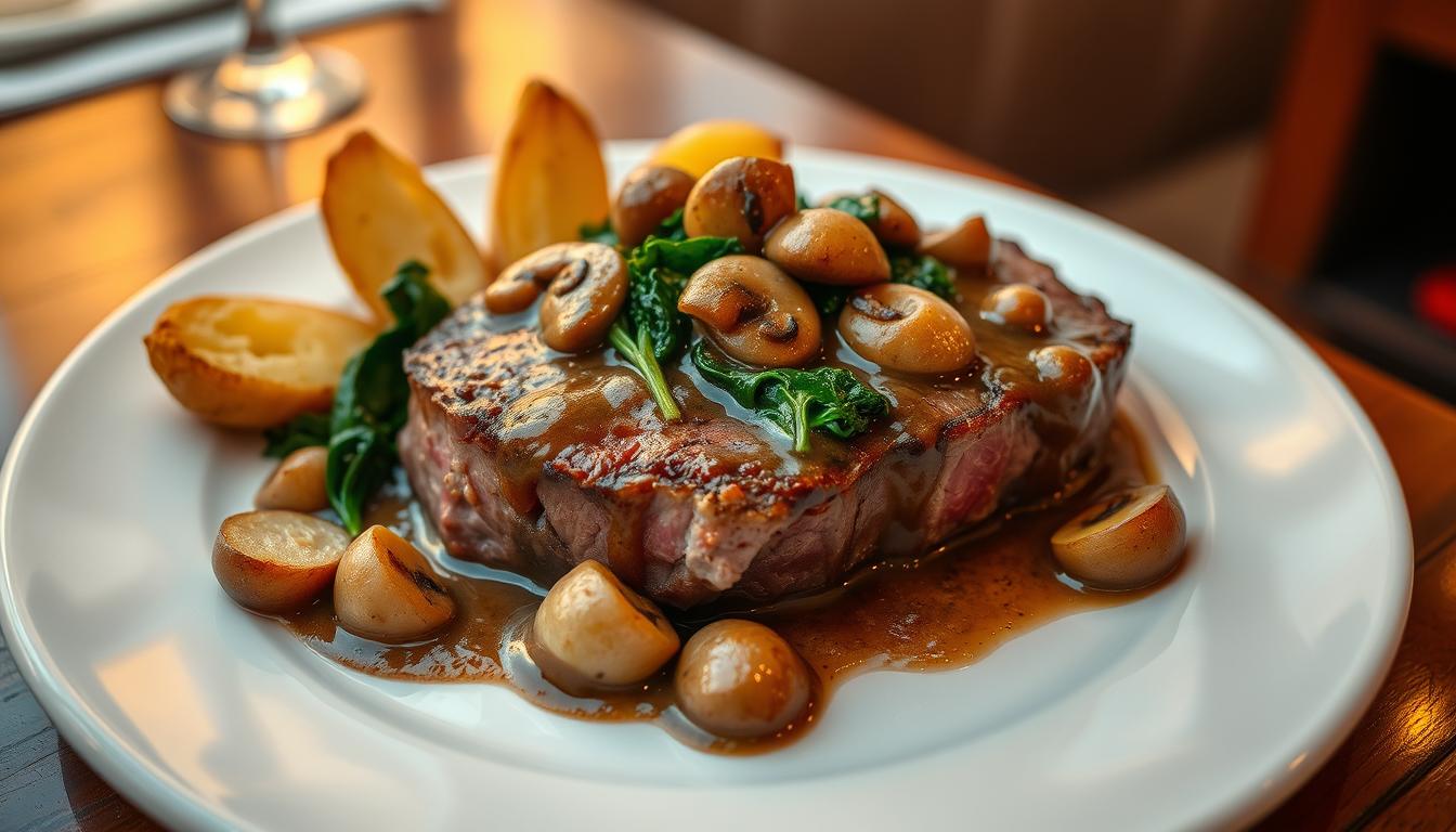chopped steak
