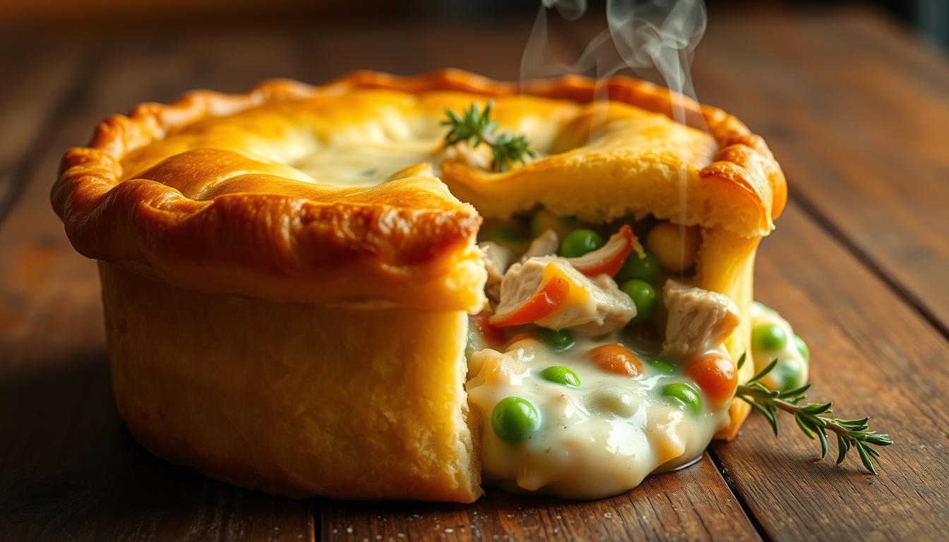 healthy chicken pot pie