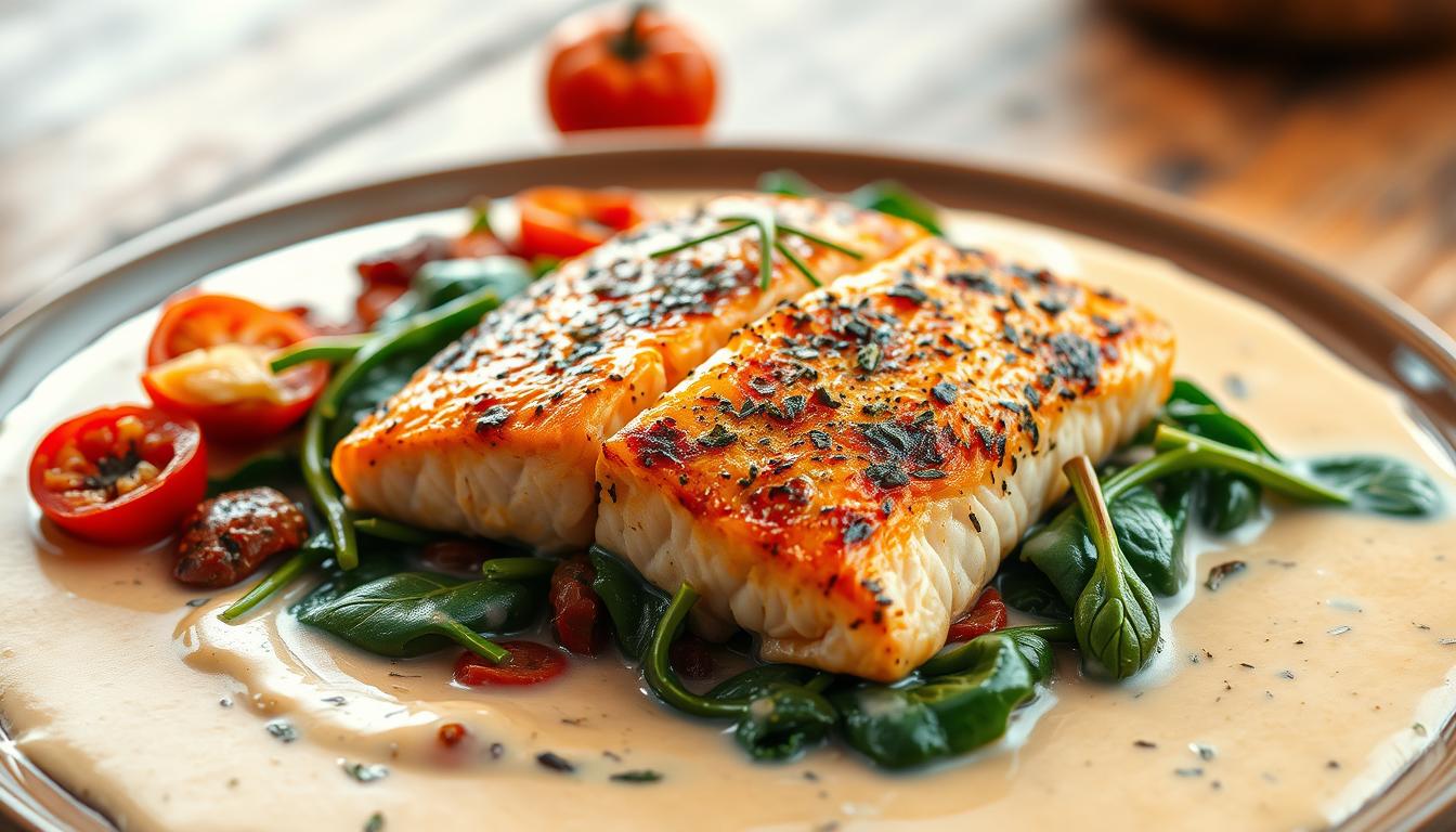 salmon spinach recipe