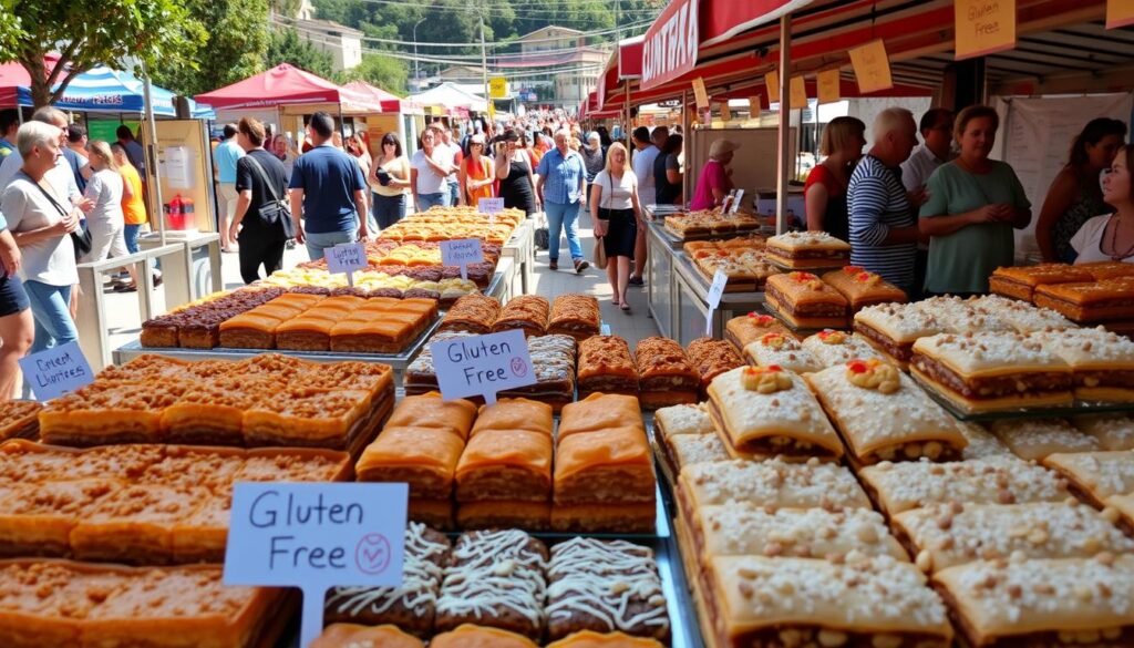 Gluten-Free Greek Desserts at a Festival