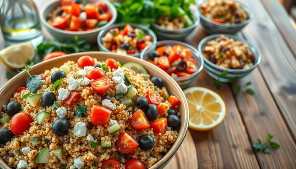Greek Quinoa Salad Variations