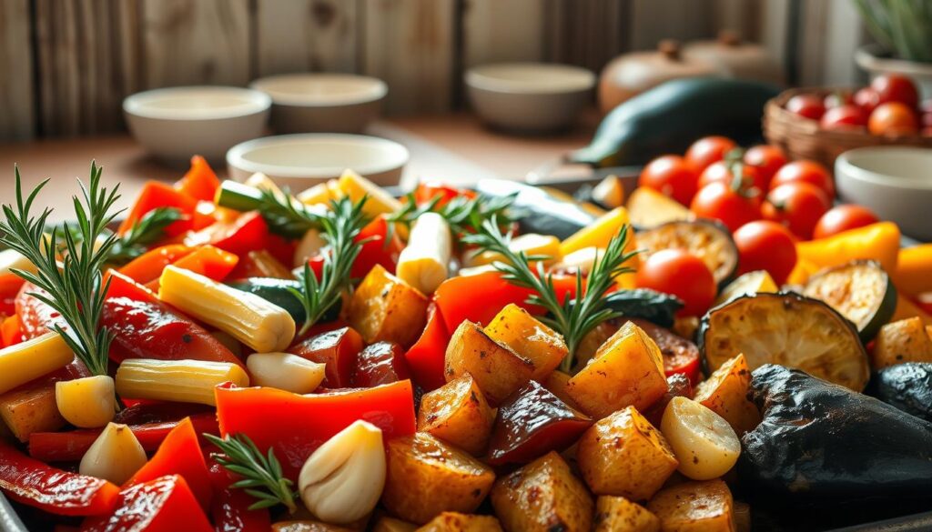 healthy roasted veggies
